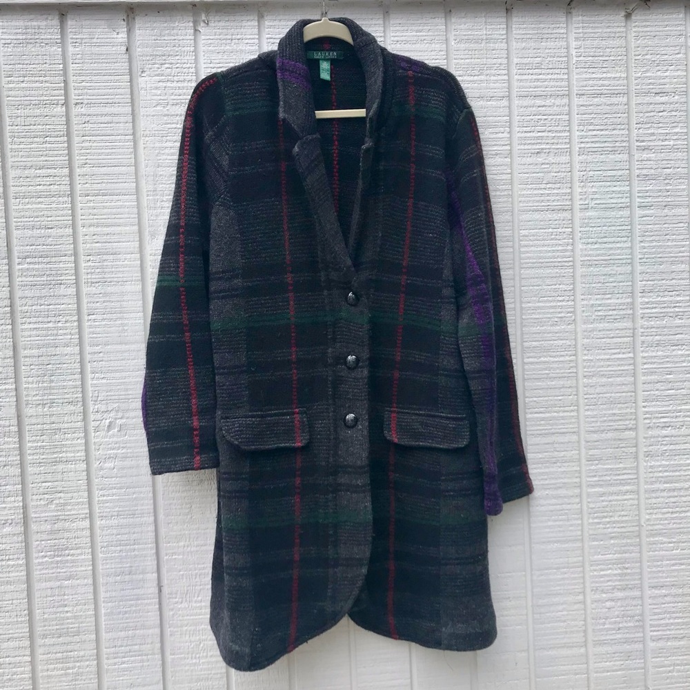 Ralph Lauren | Lambs Wool Plaid Jacket